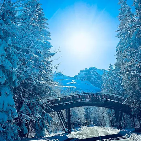 شقة Sternli 1 - Penthouse Feeling In Den Alpen